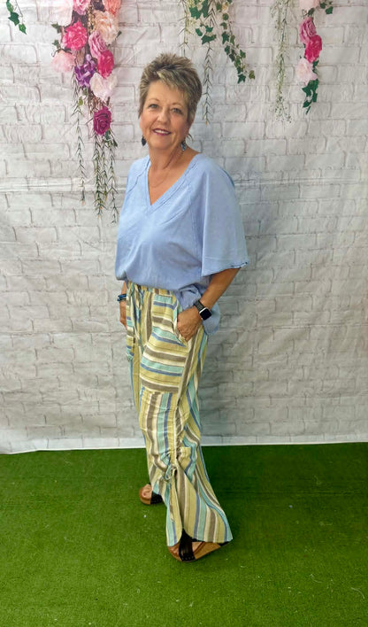 Easel Cotton adjustable leg pants