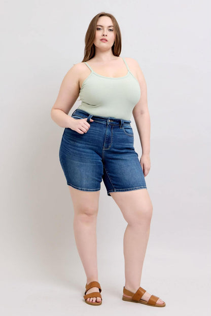 Judy Blue Plus Bermuda shorts Flap PK