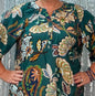 Umgee Teal Floral PLUS Top