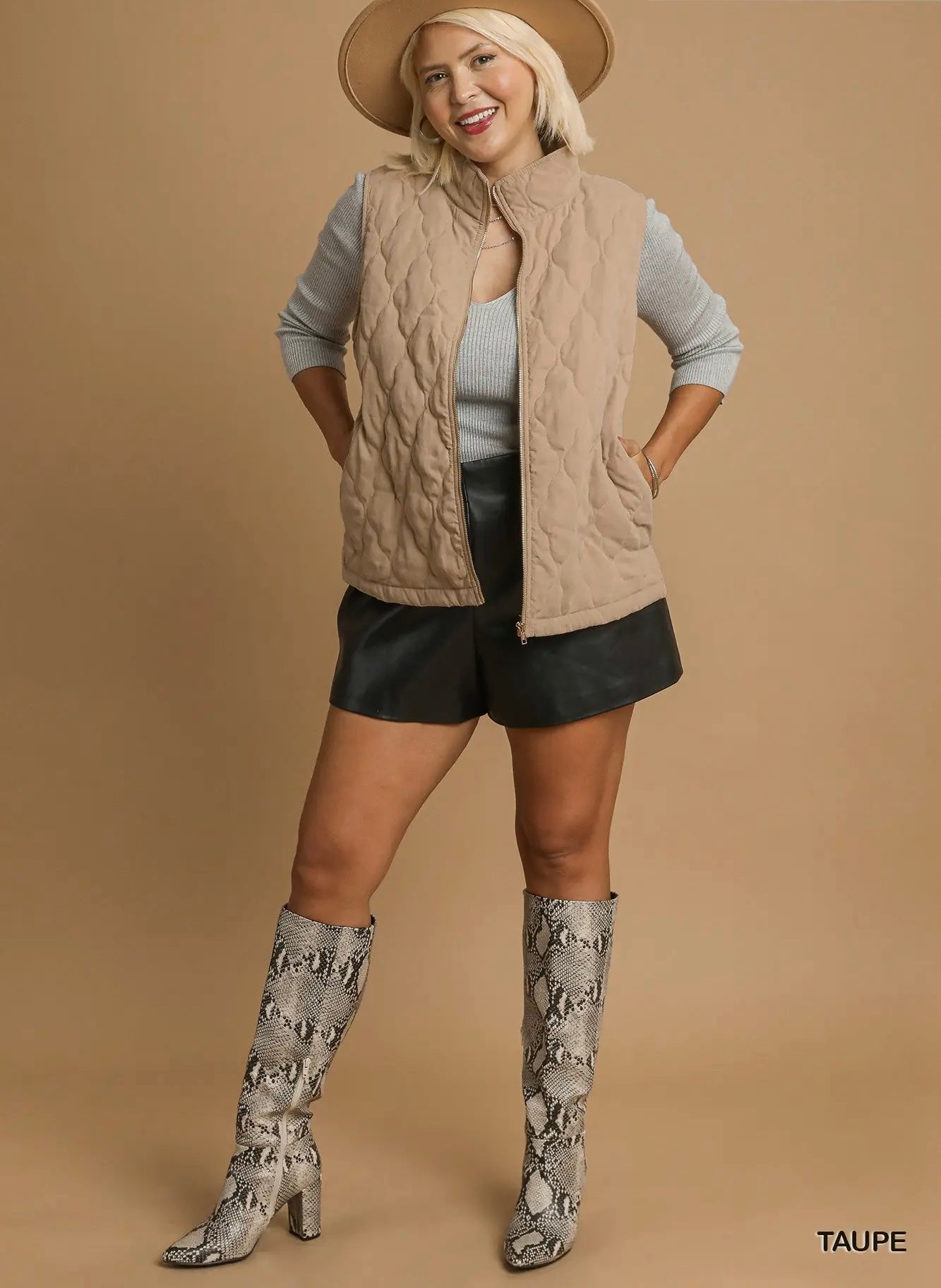 Umgee Quilted Vest