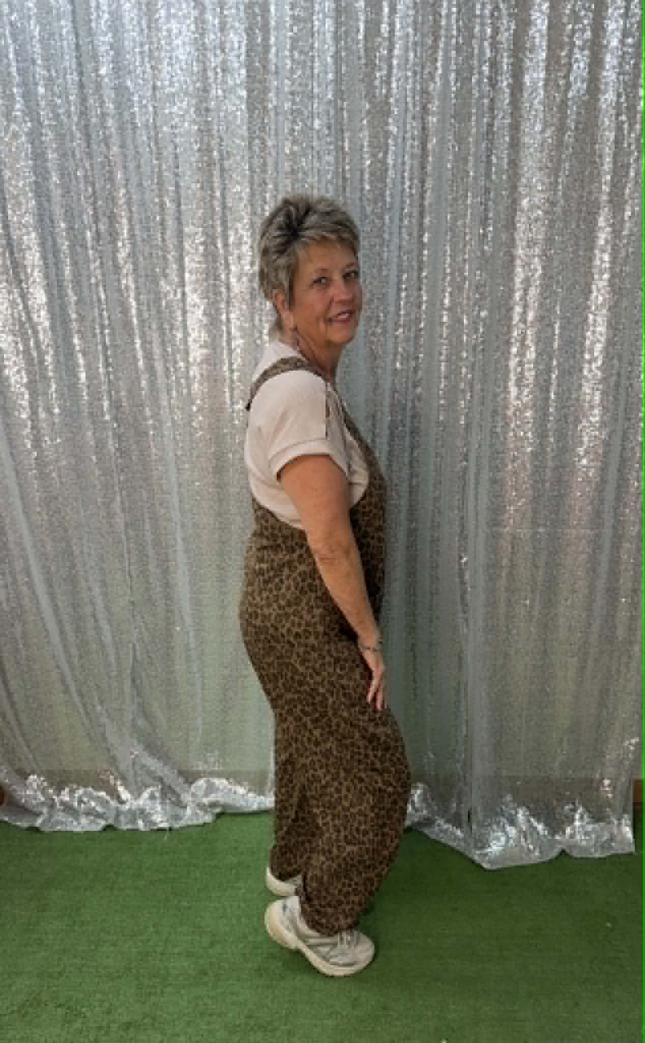 New Me Mocha Leopard Jumpsuit