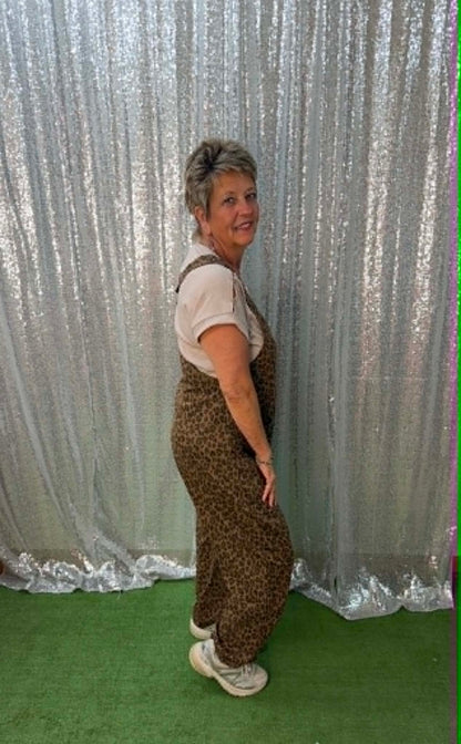 New Me Mocha Leopard Jumpsuit