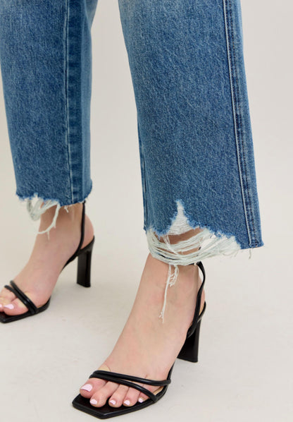 Judy Blue Rigid Magic Wide Leg Crops