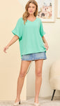 ANDREE by Unit Flowy Top Plus Size