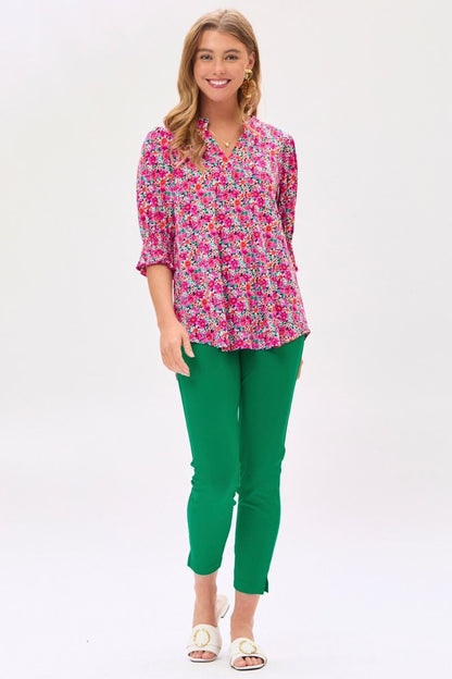 Dear Scarlett Lizzy Top *Smocked Sleeves