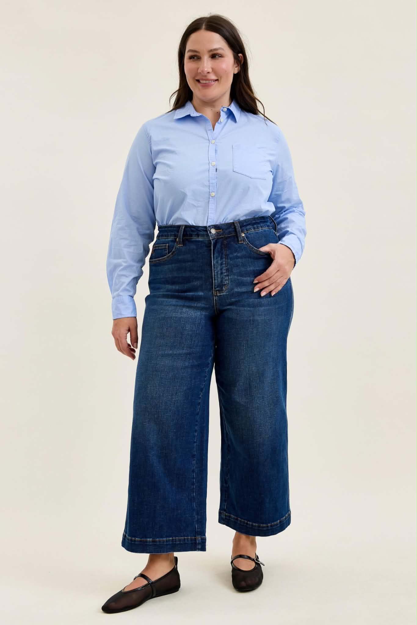 Judy blue T.C. CLAUDIA Ankle Wide PLUS