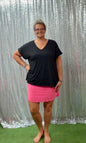 Dear Scarlett V-neck Plus top