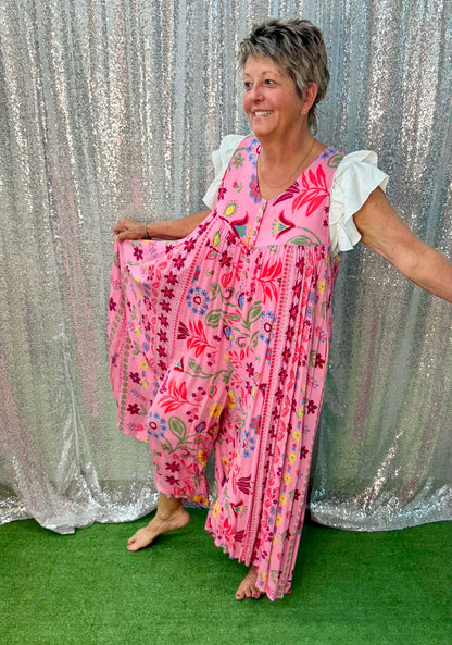 Easel All This Time Wide Leg Jumper