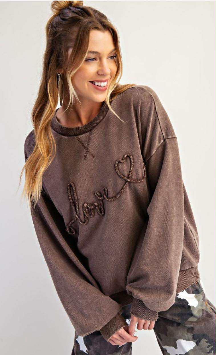 Easel brand ‘Love’ Sweatshirt