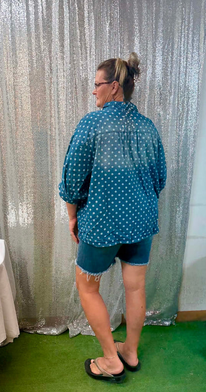 Heimish Jean Polka Dot Top