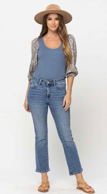 Judy Blue Cropped Boot Cut denim
