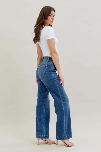 Judy Blue Wide Trouser Jeans
