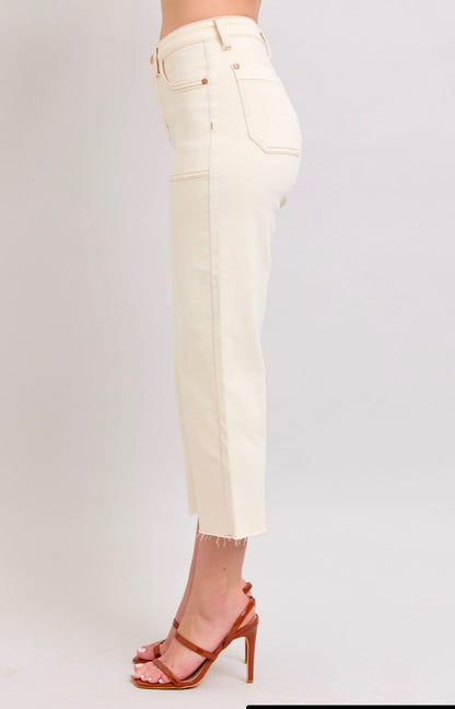Judy Blue Wide Leg Crops Plus Size
