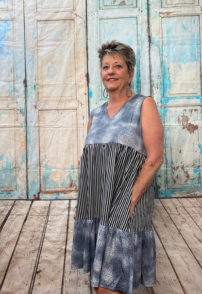 Spots & Stripes Dress