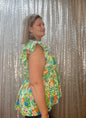 Umgee Floral Plus top