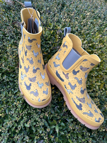 Chicken Rainboots