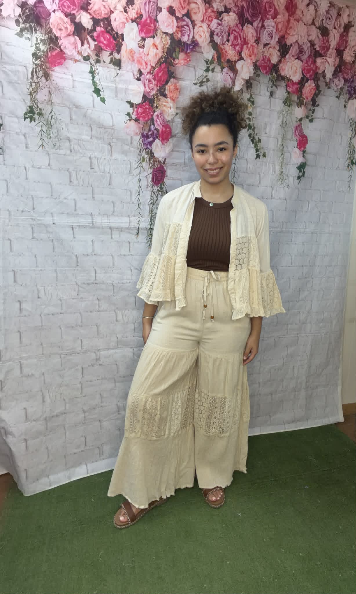 YOUNG THREADS LACE  PANTS