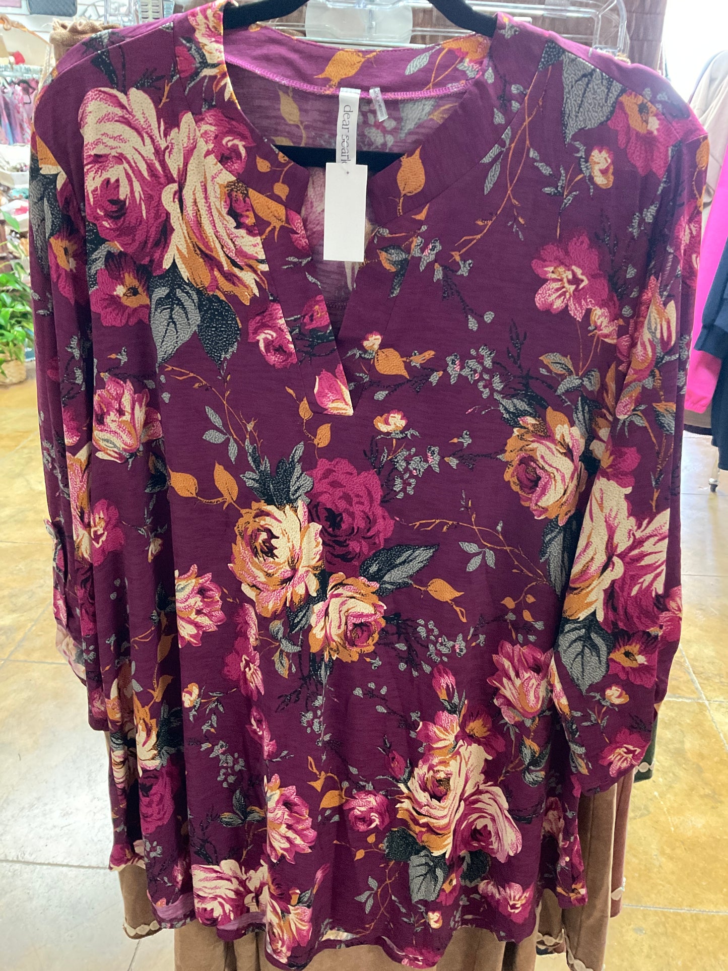 Dear Scarlett Lizzy top - Plus