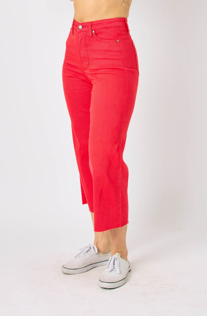 Judy Blue Wide Leg Crops