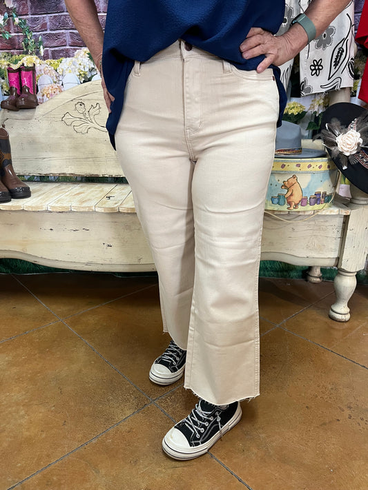 **Judy Blue Wide Leg Crops