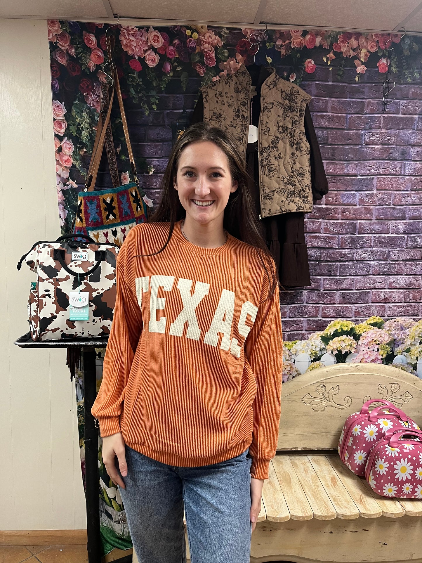 TEXAS Ribbed Long Sleeve