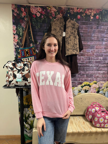 TEXAS Ribbed Long Sleeve