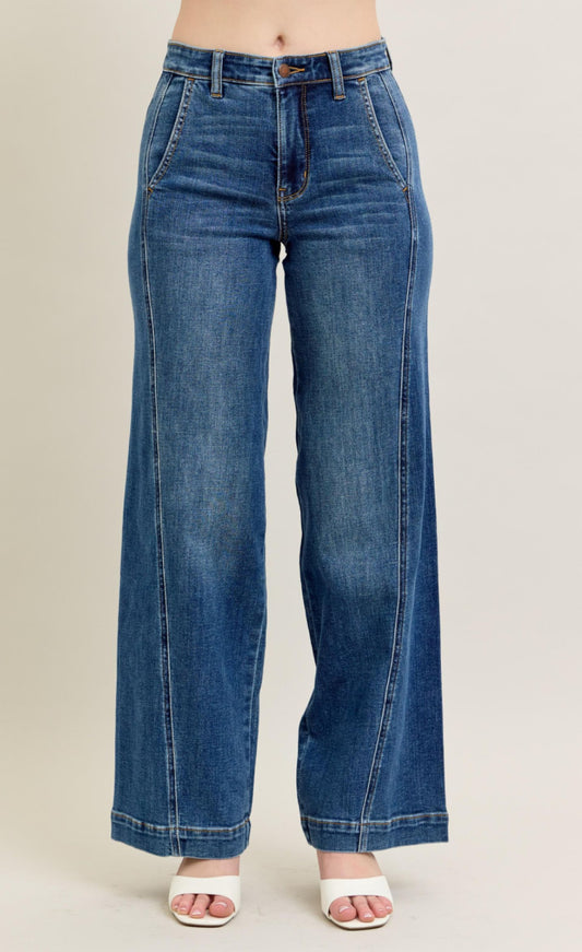 Judy Blue Wide Leg Trousers