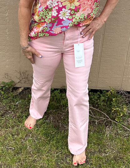 Risen Baby Pink Crops