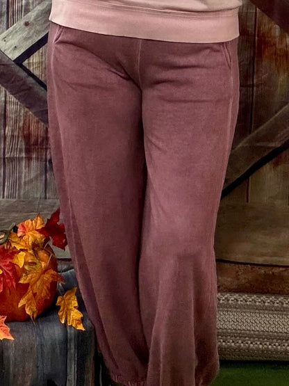 Made in Italy ruffle waist pants