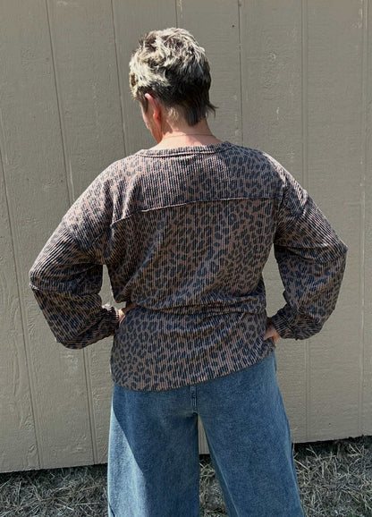 heimish Plus Ribbed long sleeve top