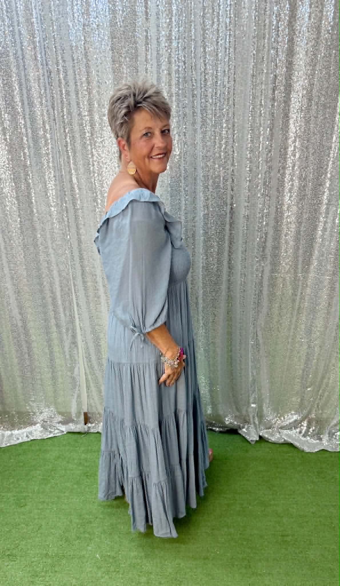Wishlist Tiered Midi Dress