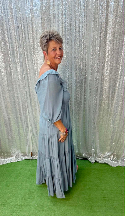 Wishlist Tiered Midi Dress