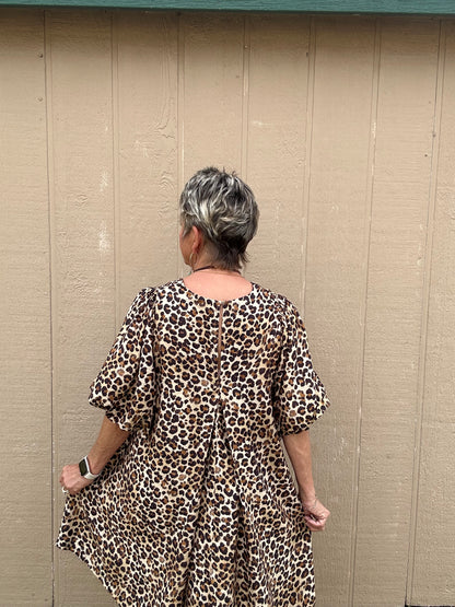 Umgee Bubble Sleeve Dress