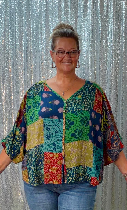 Easel Patchwork Top