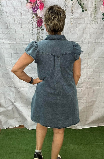Sage & Fig Denim Dress