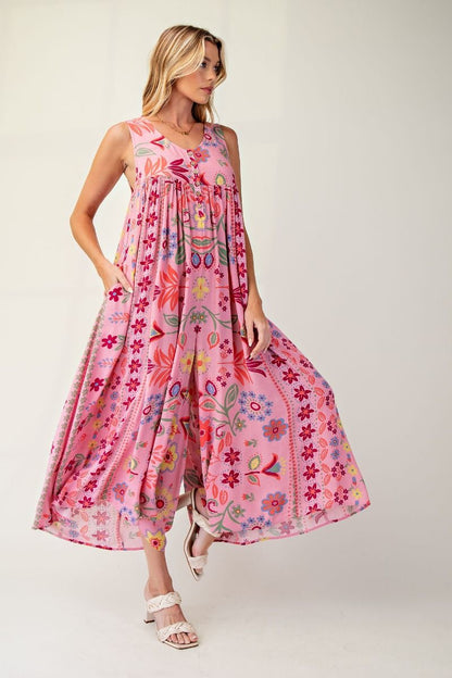 Easel All This Time Wide Leg Jumper