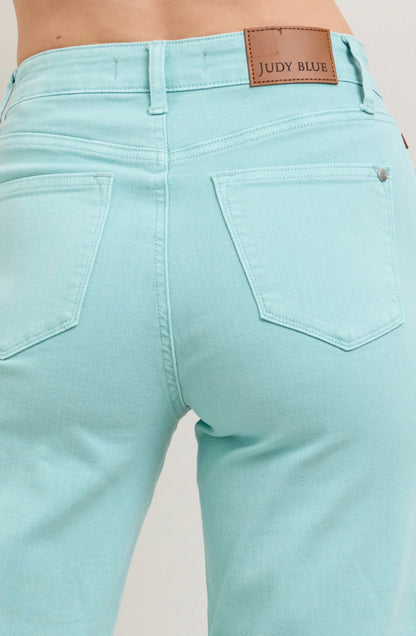 Judy Blue Sky Wide Leg Crops