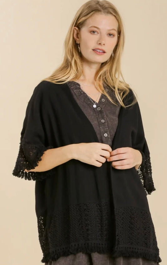 UMGEE Crochet Cardigan