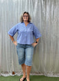 Stylive Striped Shirt w/Collar
