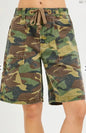 RISEN Camo Slouchy shorts