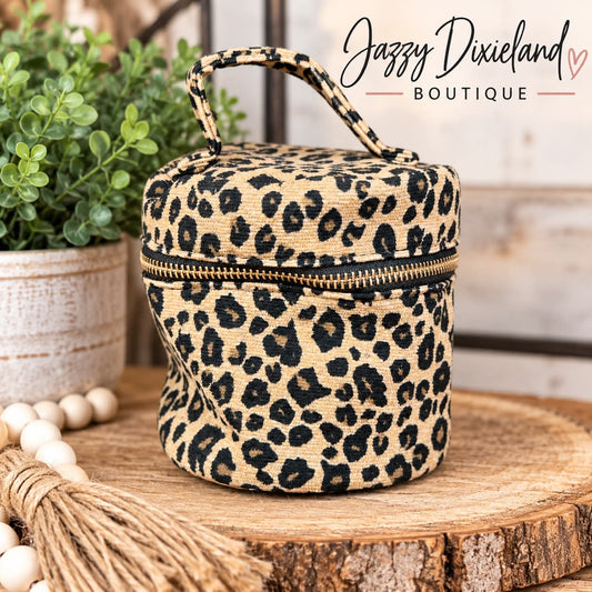 STYLINE Leopard makeup bag
