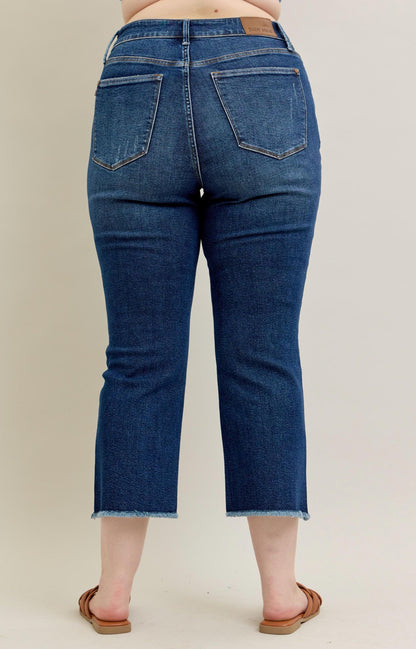 Judy Blue Straight Leg Crops Plus Size