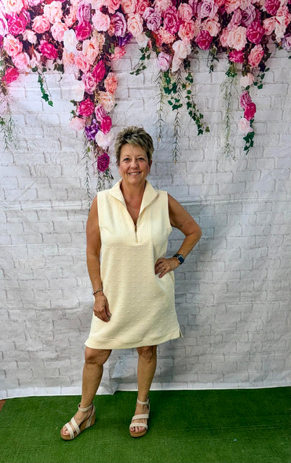 Umgee heart embroidered sleeveless Dress