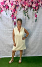 Umgee heart embroidered sleeveless Dress