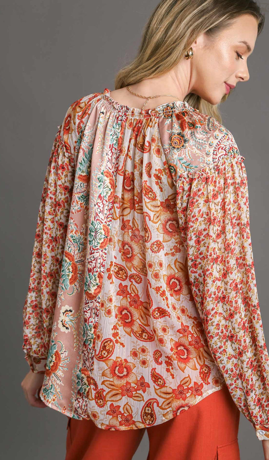 Umgee Sheer Long Sleeve