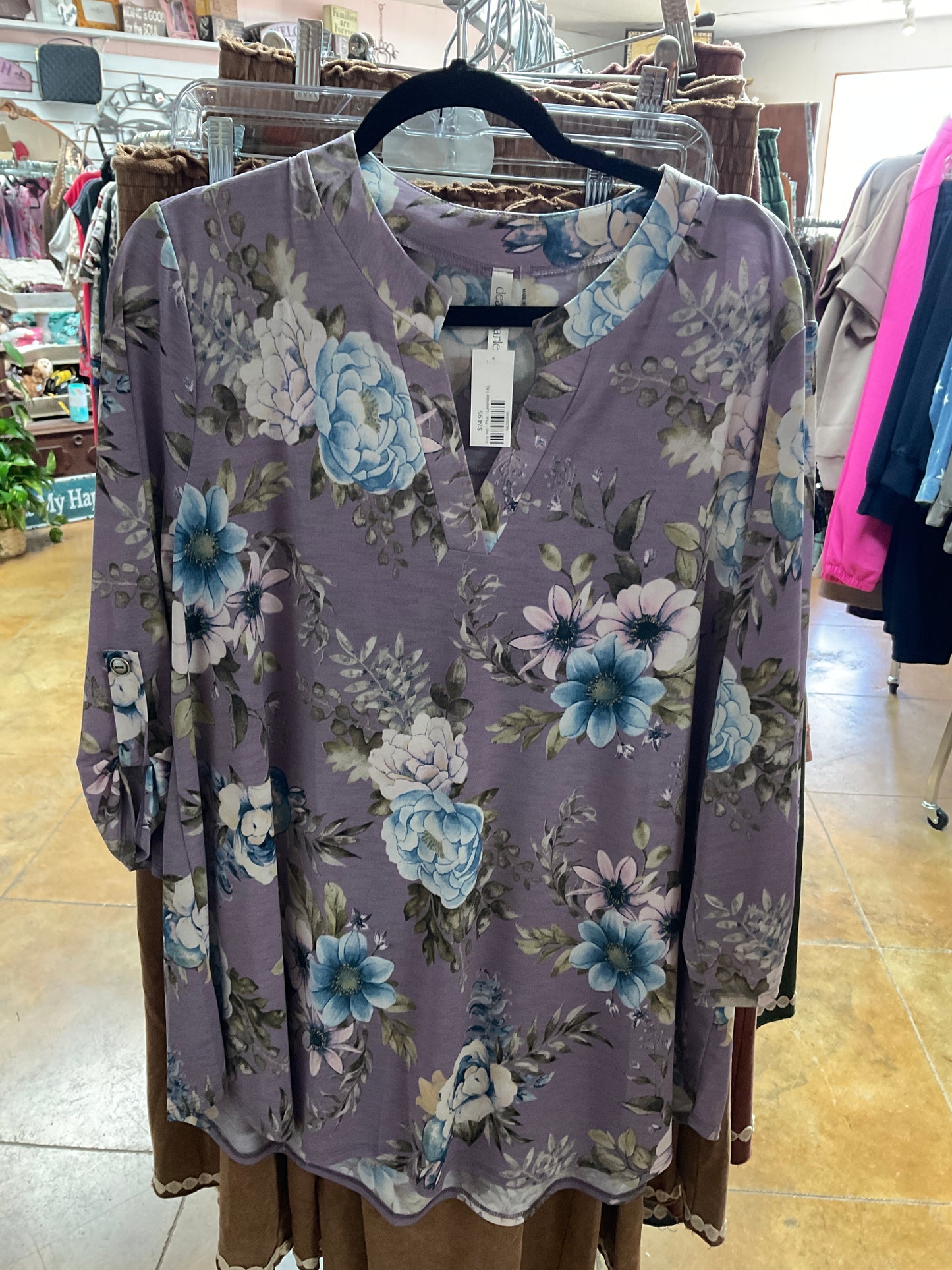 Dear Scarlett Lizzy top - Plus