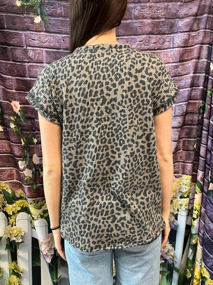 Jacqueline Leopard Top Plus Size