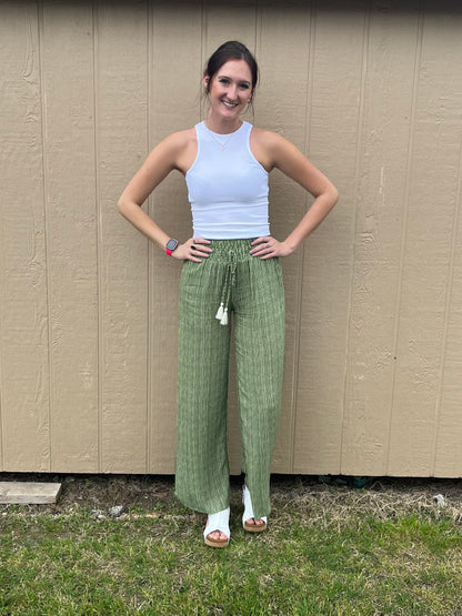 L Love Patterned Pants