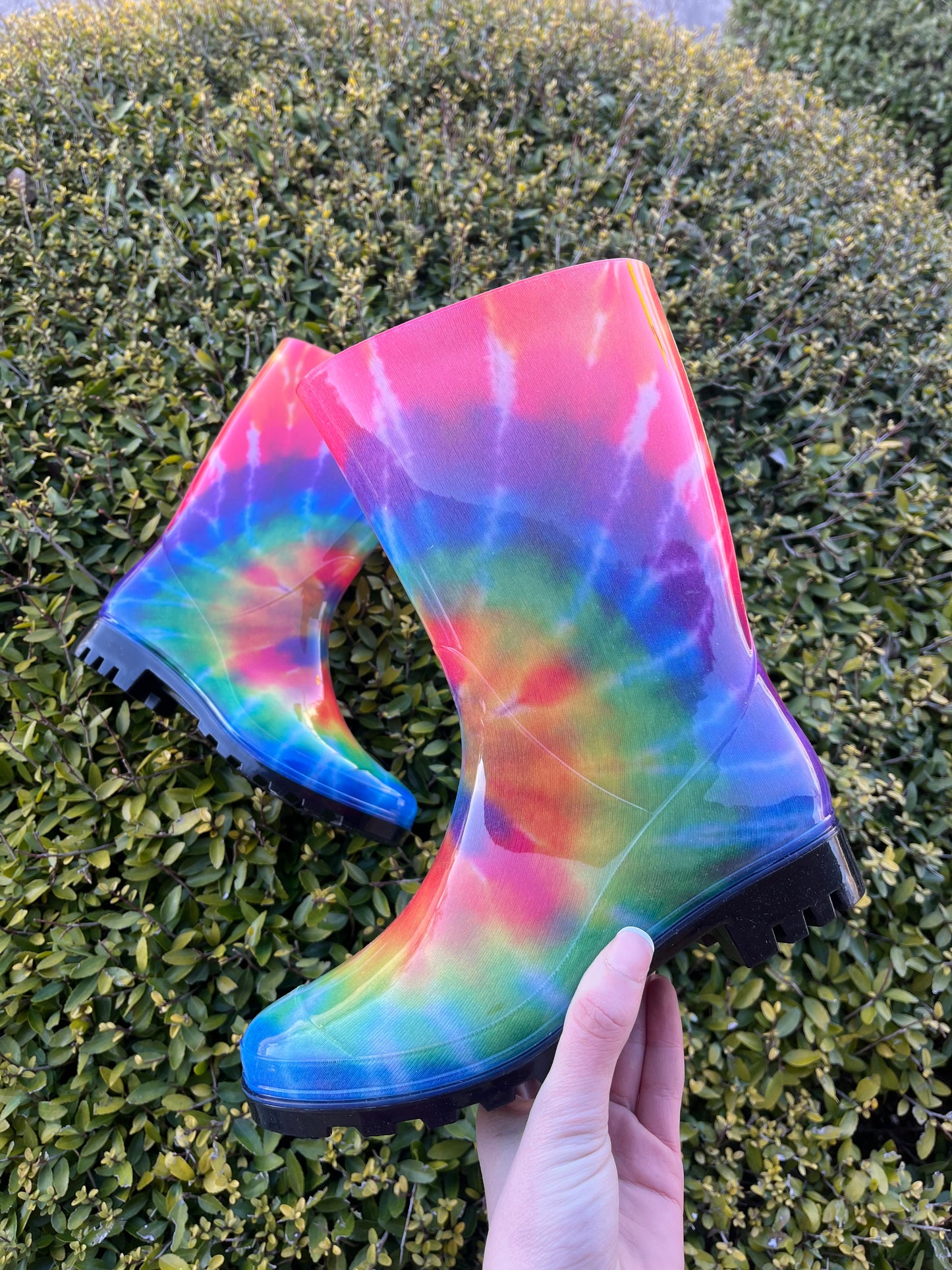 Corky Riverwalk Tie Dye Rain Boots