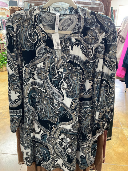 Dear Scarlett Lizzy top - Plus